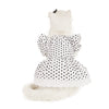 Black And White Polka Dot Dress Dog Princess Cute Skirt