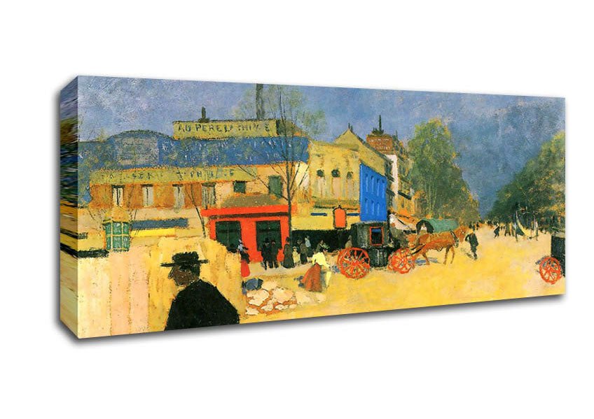 Felix Vallotton The Place Clichy In Paris Canvas Wall Art - Zestio