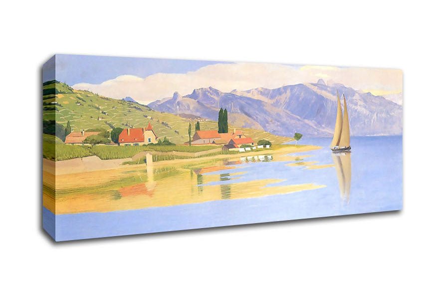 Felix Vallotton The Port Of Pully Canvas Wall Art - Zestio