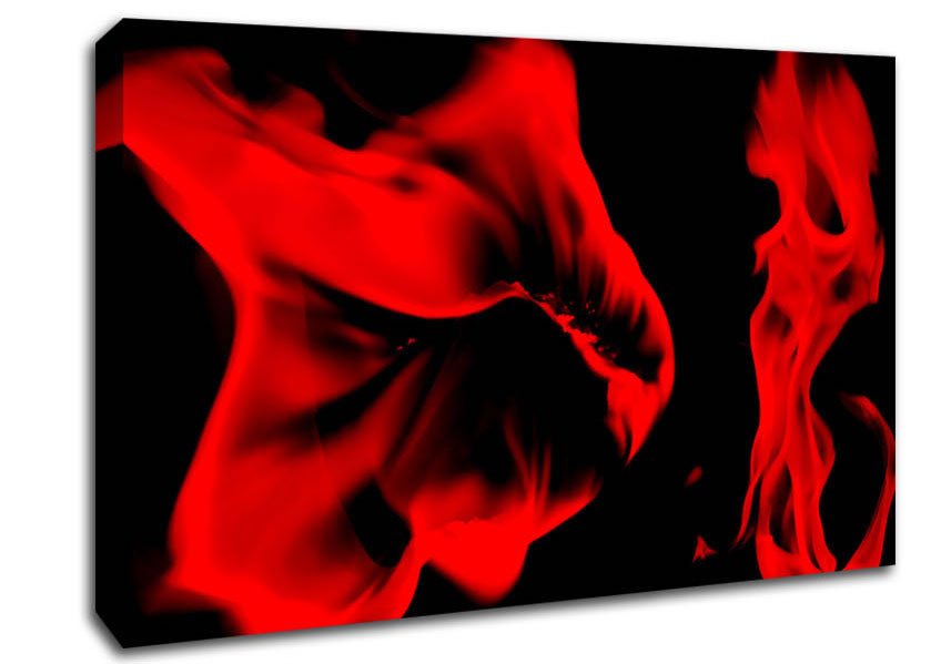 Fire Flames Canvas Wall Art - Zestio