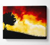 Fire Sky Red Canvas Wall Art - Zestio