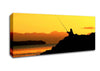 Fishing In The Golden Ocean Canvas Wall Art - Zestio