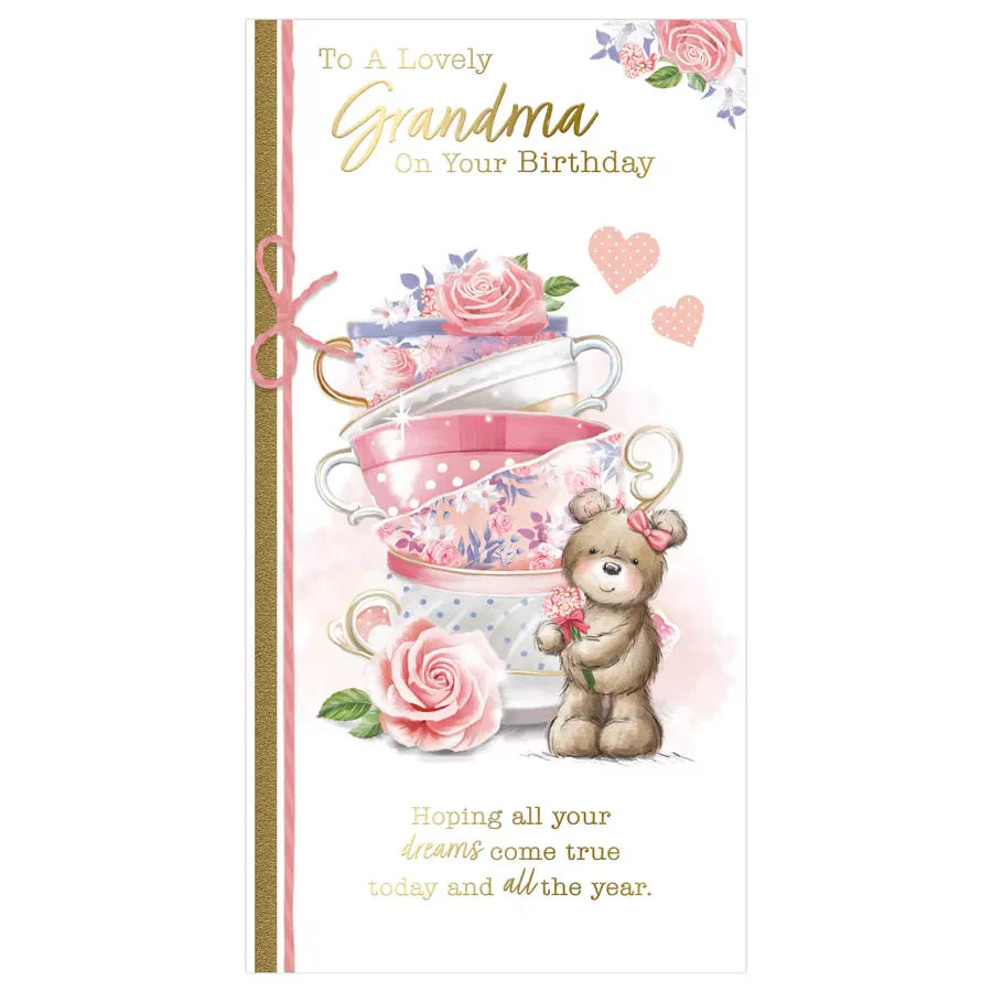 to a lovely grandma on your birthday  card