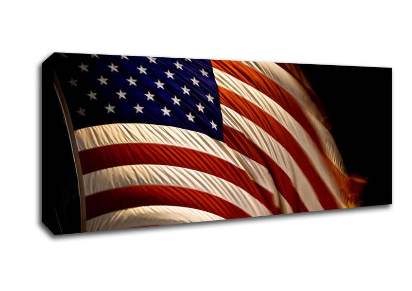 Flag Of America Canvas Wall Art - Zestio