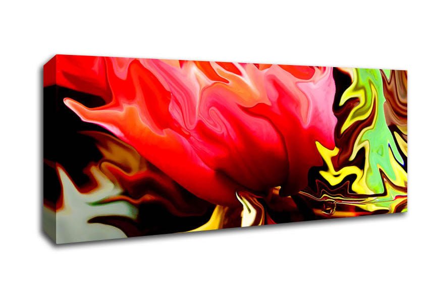 Floral Fury Canvas Wall Art - Zestio
