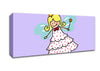 Flying Fairy Lilac Canvas Wall Art - Zestio