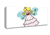 Flying Fairy White Canvas Wall Art - Zestio