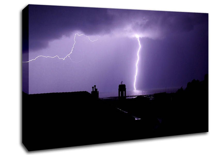 Fulmini Oneglia By Raffaele Dn Canvas Wall Art - Zestio