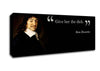 Funny Quote Rene Descartes Give Her The Canvas Wall Art - Zestio
