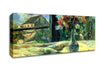 Gauguin Flower Vase In Window Canvas Wall Art - Zestio