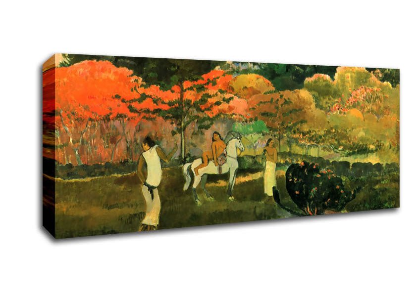 Gauguin Women And Mold Canvas Wall Art - Zestio
