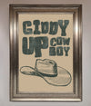 Giddy Up Framed Poster - Zestio