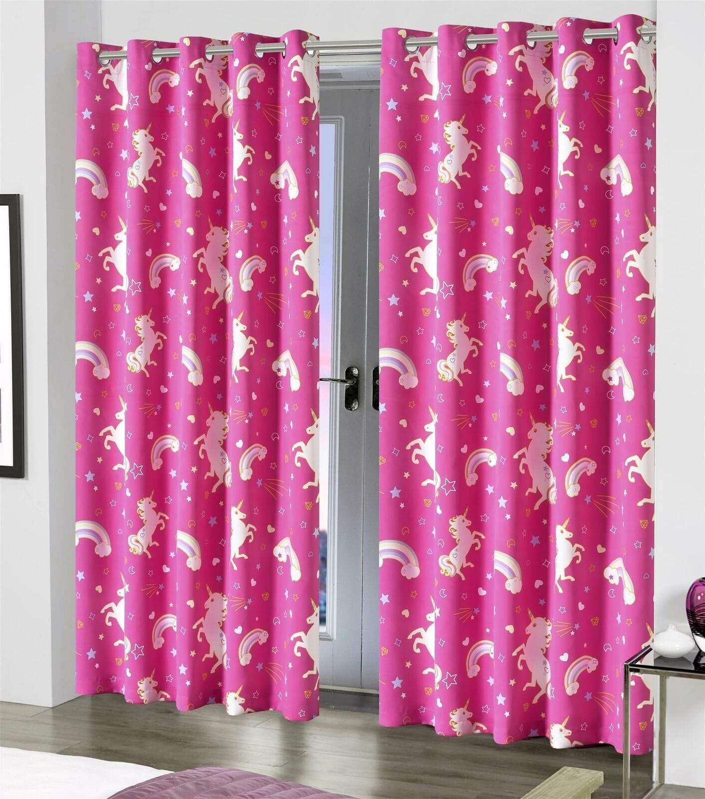 OLIVIA ROCCO Glow In The Dark Blackout Curtains With Thermal Energy Saving Panels For Bedrooms And Home Theaters Noise Absorbing Heavy Thick