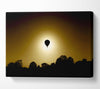 Golden Hotair Balloon Canvas Wall Art - Zestio