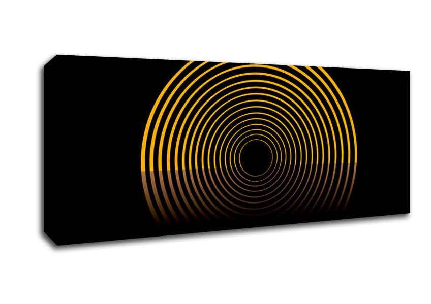 Golden Rainbow Canvas Wall Art - Zestio