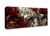 Gray Wolf Canvas Wall Art - Zestio