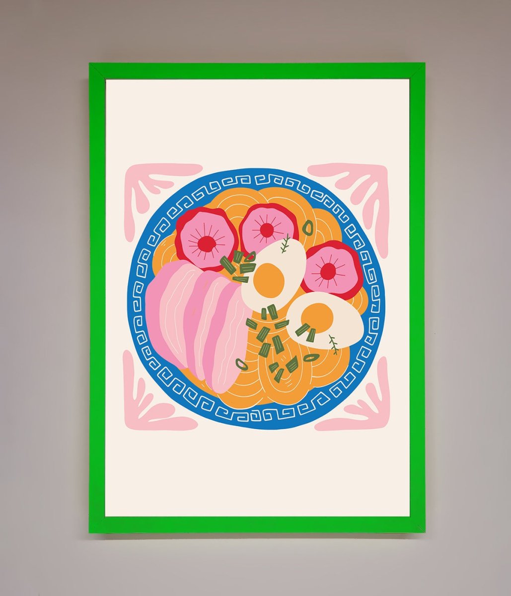 Greek Breakfast Framed Poster - Zestio