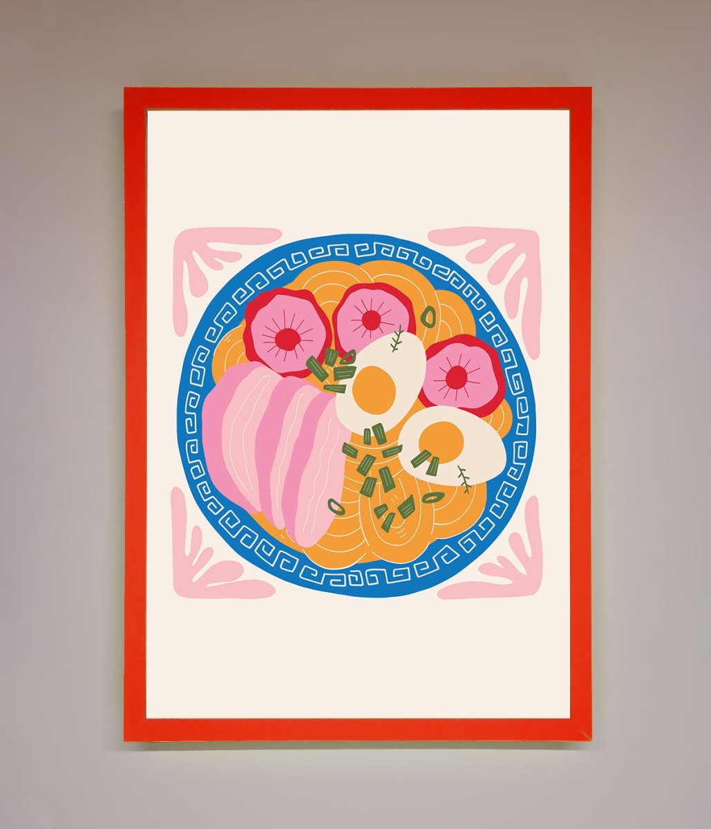 Greek Breakfast Framed Poster - Zestio