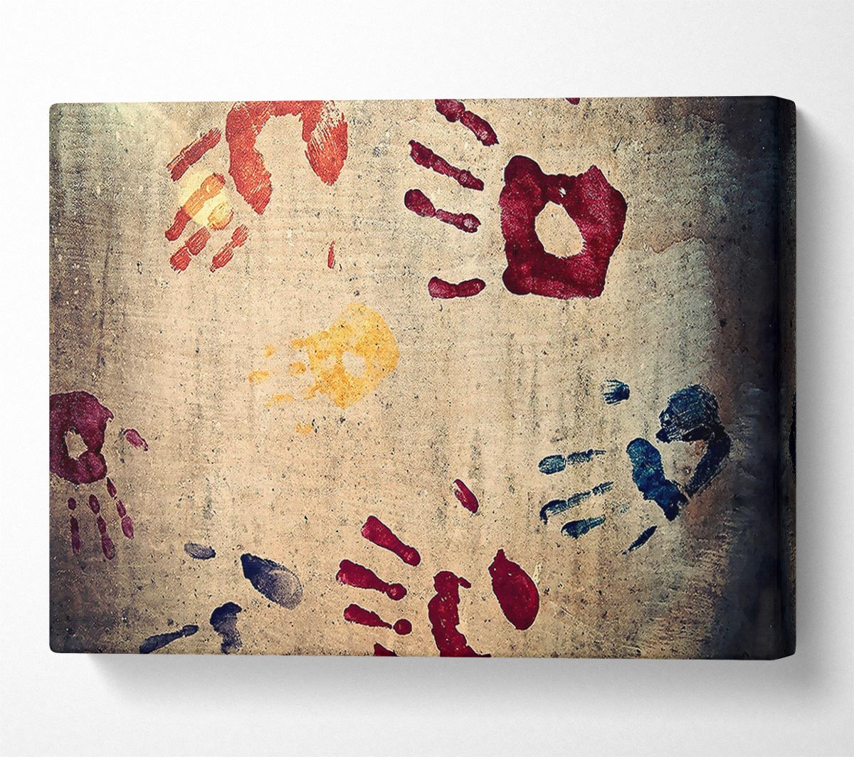 Handprints Canvas Wall Art - Zestio