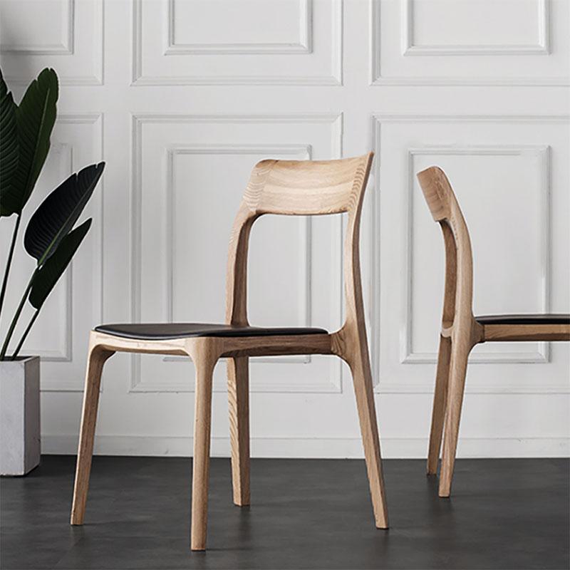 Hans CH3 Dining Chairs, Dark Oak/Light Oak