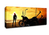 Harley Davidson Sunset Canvas Wall Art - Zestio