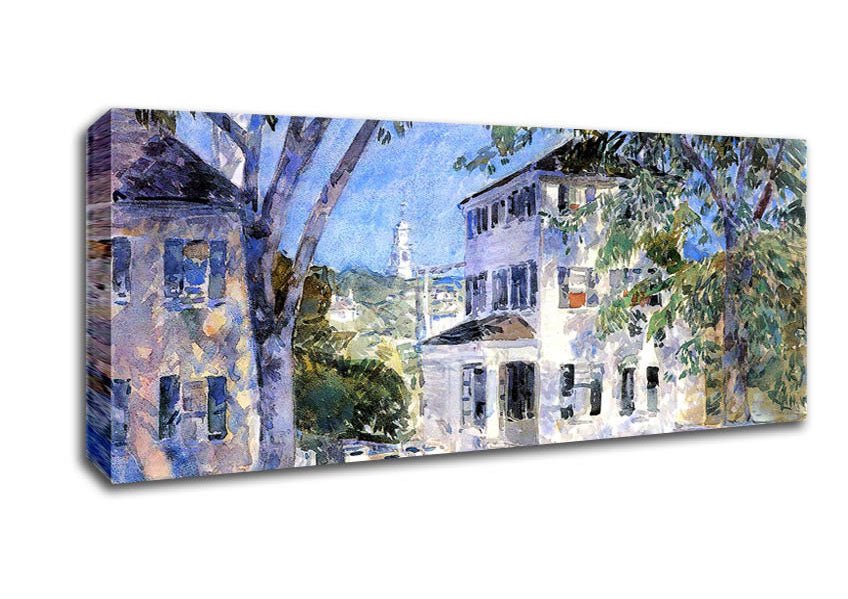 Hassam Street In Portsmouth Canvas Wall Art - Zestio