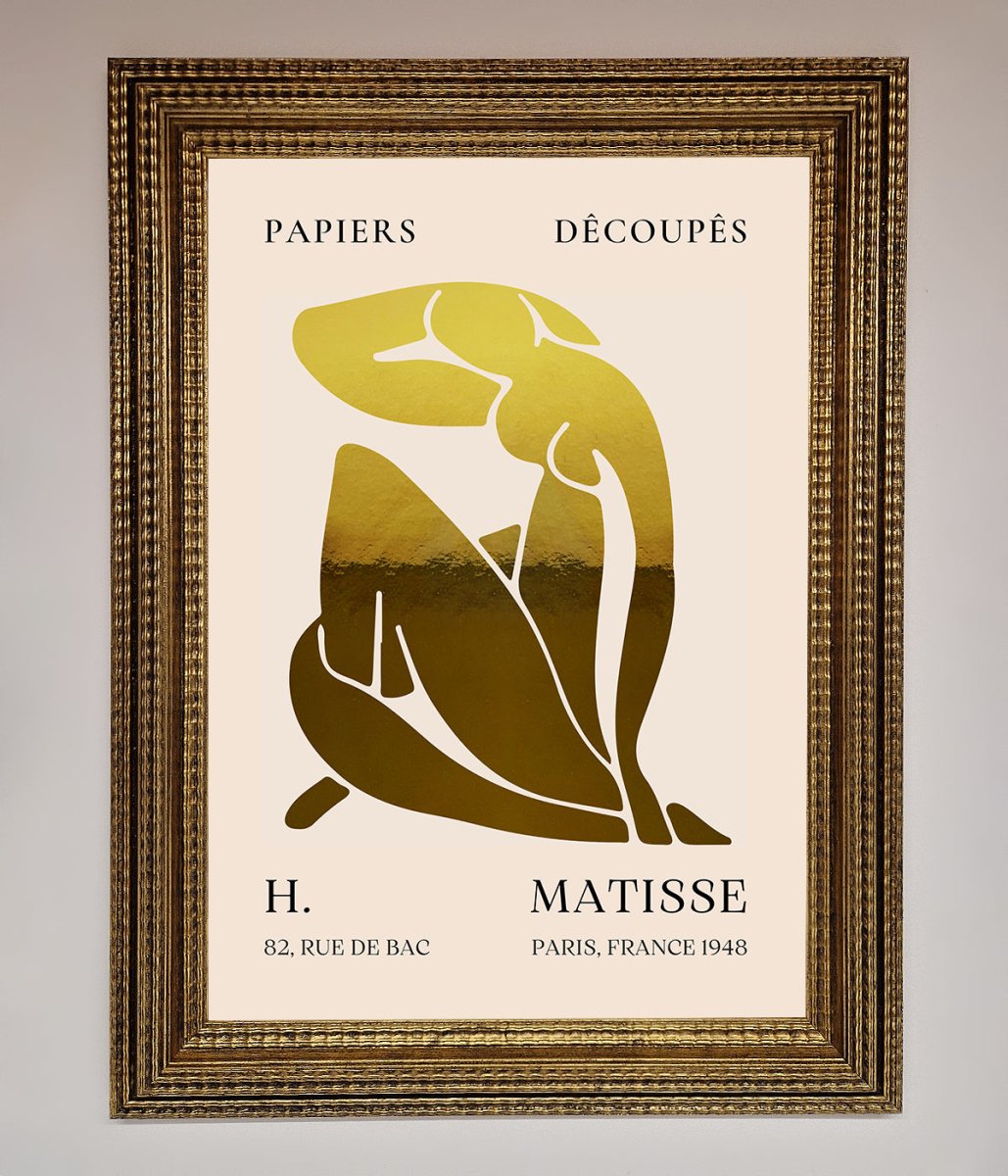 Henri Matisse Figure Foil Print - Zestio