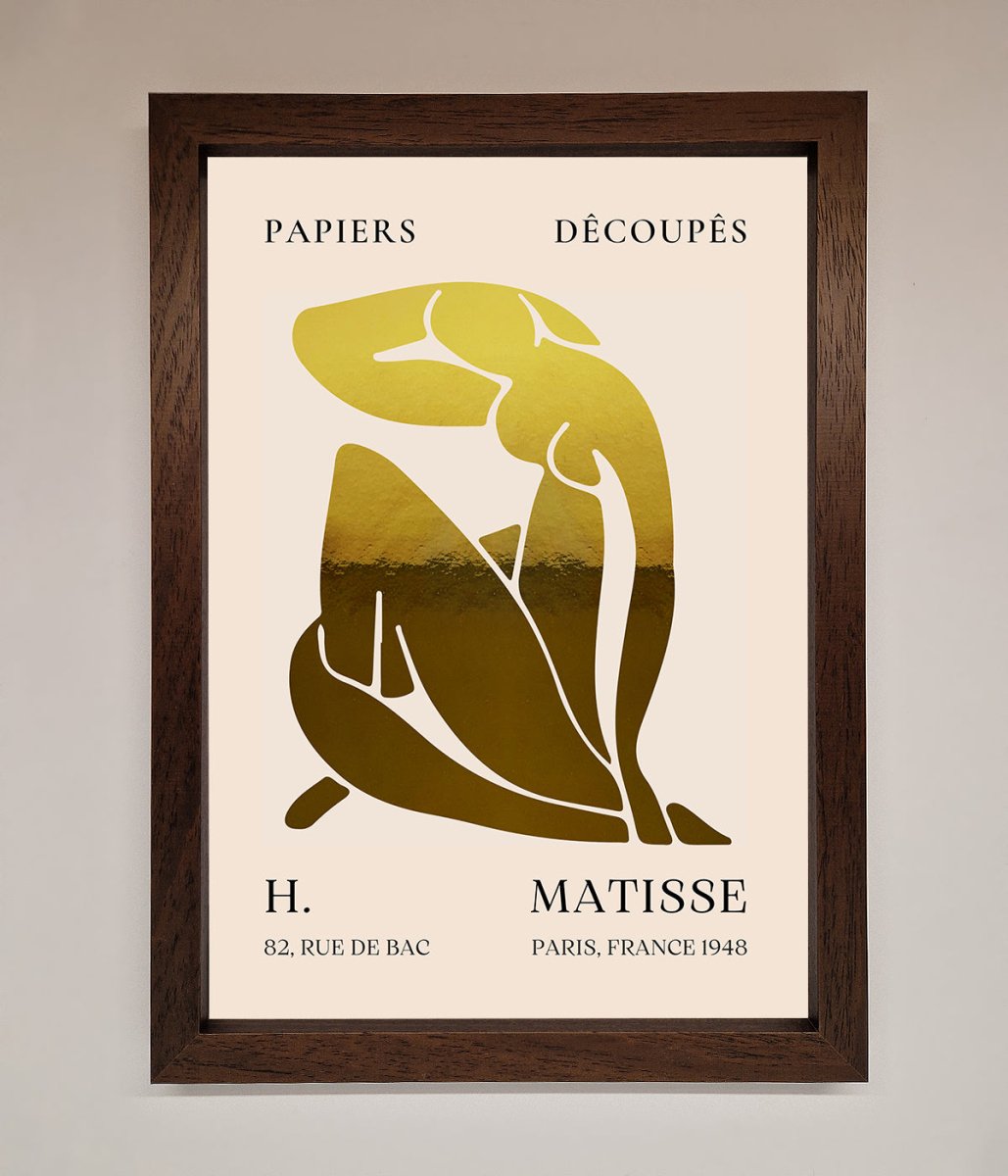 Henri Matisse Figure Foil Print - Zestio