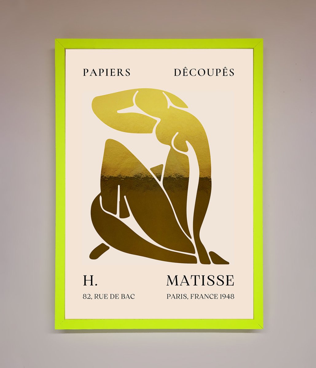 Henri Matisse Figure Foil Print - Zestio