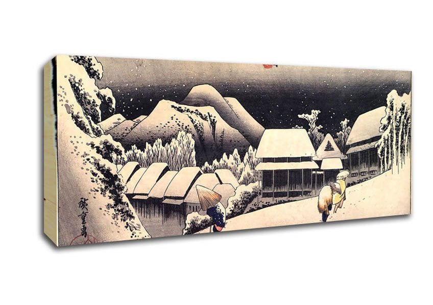 Hiroshige Kanbara Canvas Wall Art - Zestio
