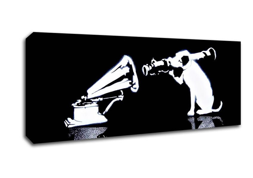 Hmv Dog Missile Canvas Wall Art - Zestio