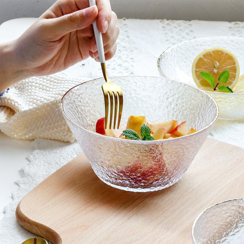 HO51 A Set Of Two Salad Bowls, Glassware