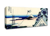 Hokusai Asakusa Honganji Temple Canvas Wall Art - Zestio