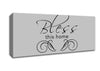 Home Quote Bless This Home Grey Canvas Wall Art - Zestio