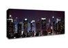 Hong Kong Night Glow Canvas Wall Art - Zestio