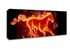 Horse Of Flames Canvas Wall Art - Zestio
