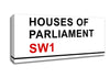 Houses Of Parliament Signs Canvas Wall Art - Zestio