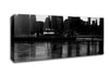 Hudson River New York B n W Canvas Wall Art - Zestio