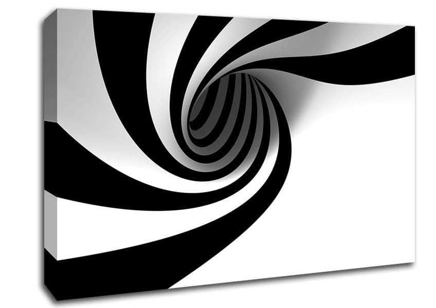Hypnotic Whirlpool Canvas Wall Art - Zestio
