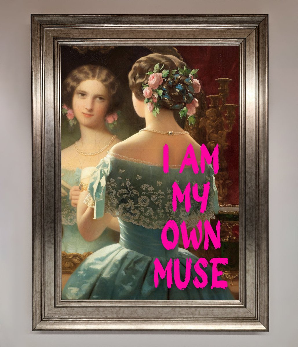 I Am My Own Muse Framed Print - Zestio
