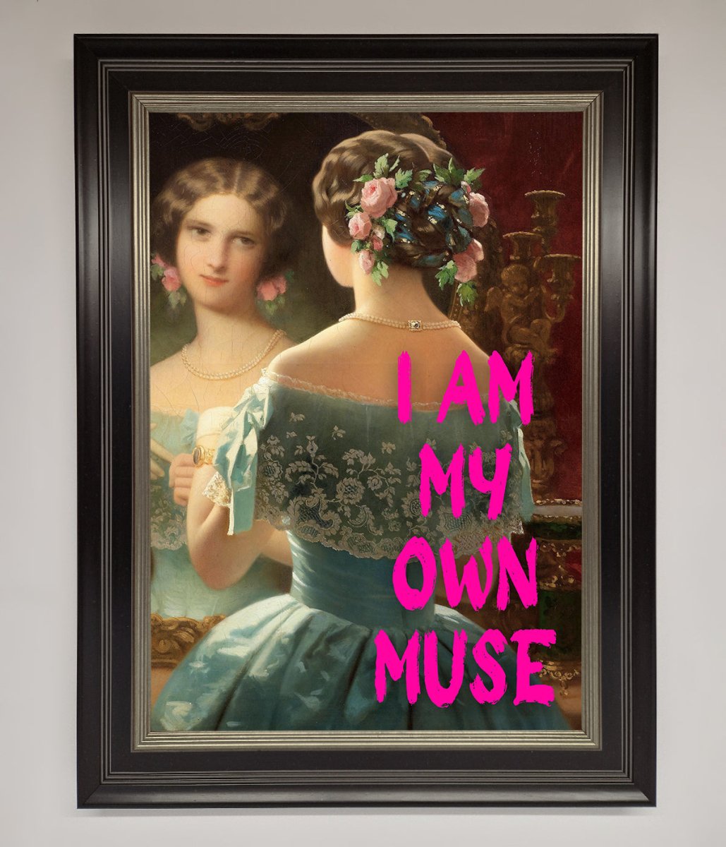 I Am My Own Muse Framed Print - Zestio