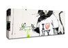I Love New York Rat Canvas Wall Art - Zestio