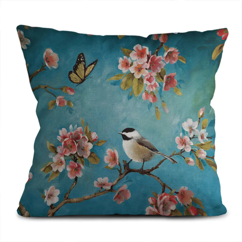Super Soft Nature Print Pillowcase – Decorative Cushion Cover 45cm
