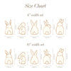 Cute Bunny Decals | Peel and Stick Rabbit Decals | Animals Wall Mural | Wall Decals for Kids | Nursery Wall Decals | Bunny Wall Decals