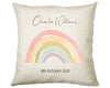 Personalised Rainbow Cushion Magical Gift Printed Name Design New Baby Gift - Pillow Gift Girls Bedroom Decor For Birthday Gift CS322