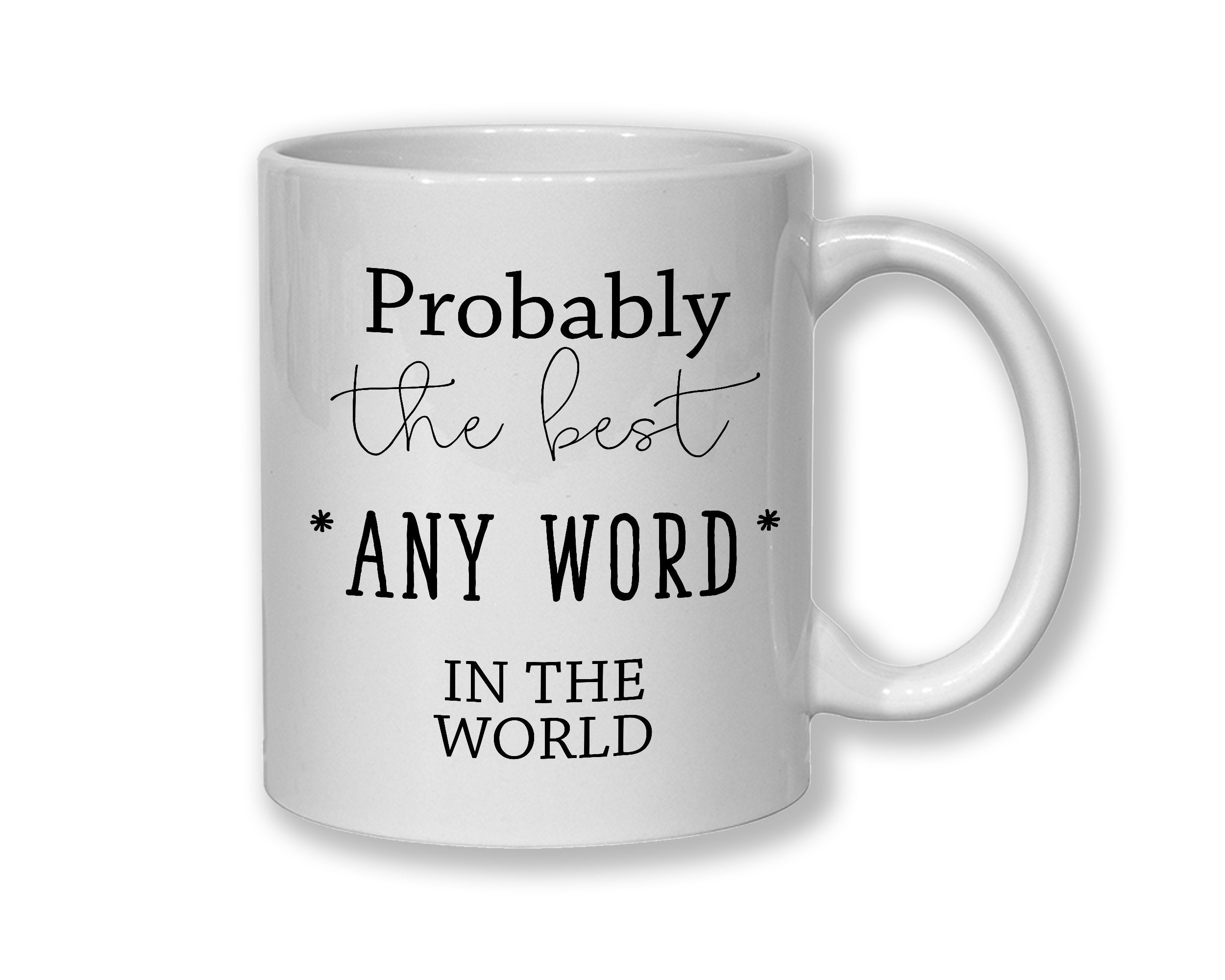 Probably The Best Snowboarder In The World 11oz Coffee Mug Tea Gift Idea For Snowboarding Snowboard Snow Sports Instructor Coach MG0580
