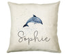 Personalised Dolphin Cushion Gift Printed Name Design Sealife Cushion Throw Pillow Gift For Mum Dad Friend Bedroom Birthday Gift CS153