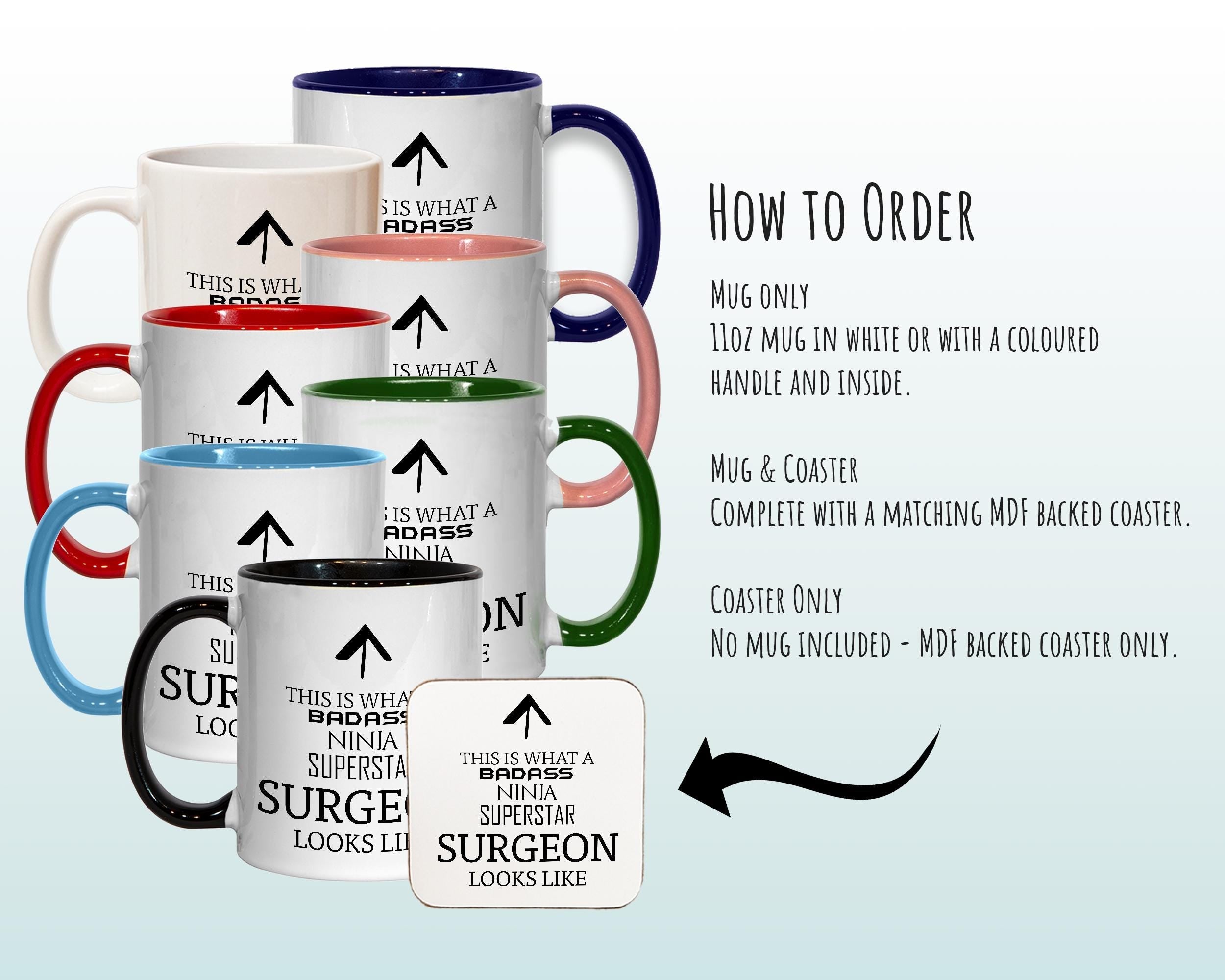 This Is What A Badass Surgeon Looks Like 11oz Coffee Mug Tea Gift Idea For Doctor Hospital Staff Surgery Assistant Brain Orthopaedic MG0662