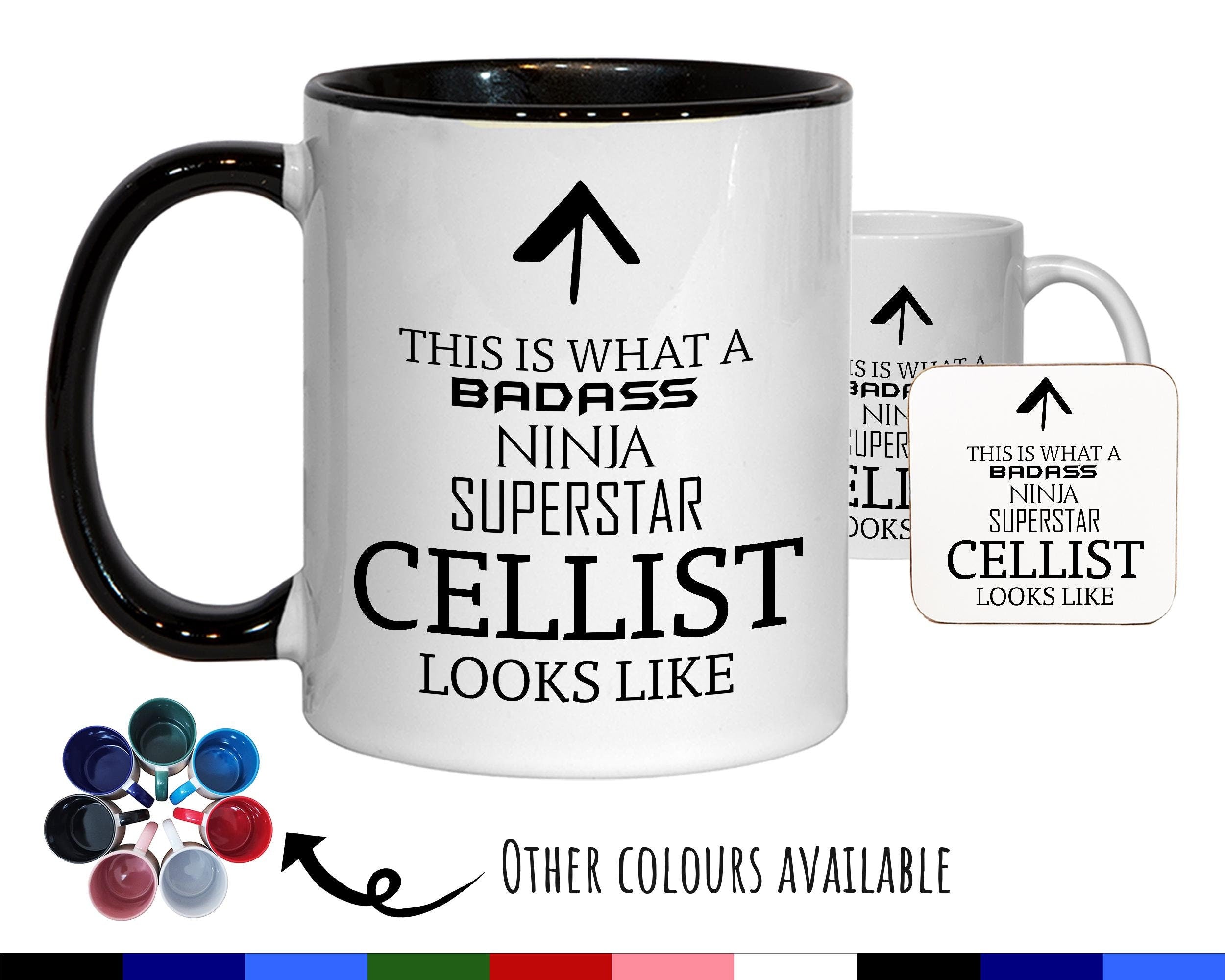 This Is What A Badass Cellist Looks Like 11oz Coffee Mug Tea Gift Idea For Cello Player String Quartet Musician Orchestra Member MG0734