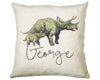 Personalised Dinosaur Cushion Gift Printed Name Design - Cushion Throw Pillow Gift For Boy Girl Kids Bedroom Birthday Christmas Gift CS166